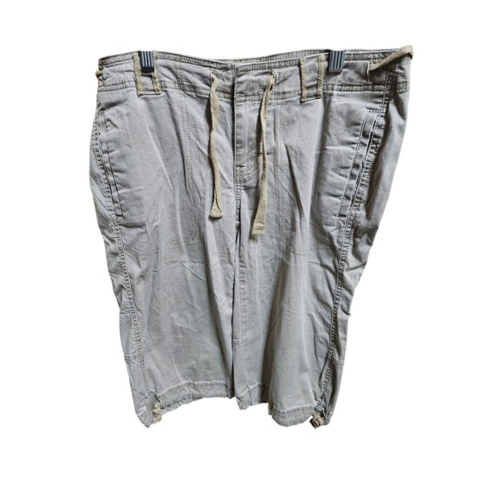 The‎ North Face Cargo Shorts Tan Drawstring Outdoor Casual SZ 4